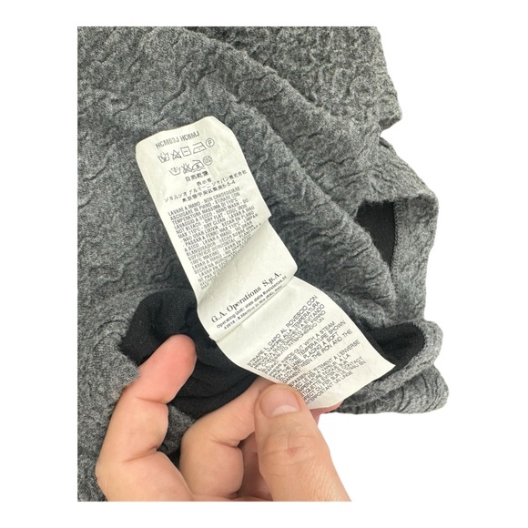 Armani Collezioni Women’s S Small Gray Pullover Top Vintage VTG Y2K Office - Picture 7 of 15